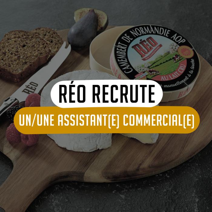 Réo recrute assistant commercial fromagerie lessay offre d'emploi agro alimentaire 