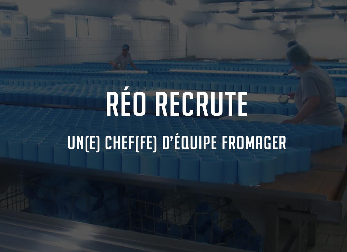 Recrutement fromagerie réo normandie manche lessay