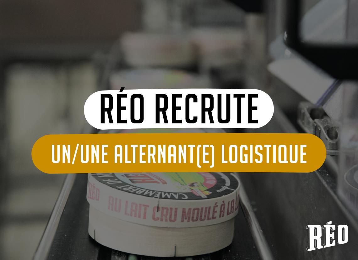fromagerie reo recrutement alternance logistique rentrée scolaire étude 2025 2026