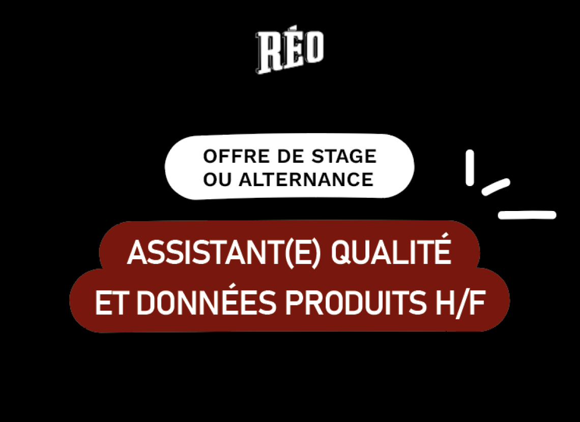 stage alternance fromagerie réo octobre 2025 assistant assistante qualité et données produits offre stage RH