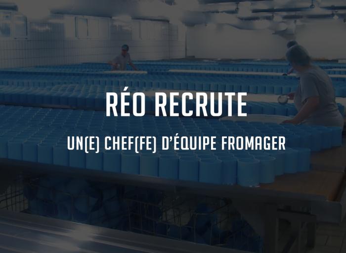 Recrutement fromagerie réo normandie manche lessay